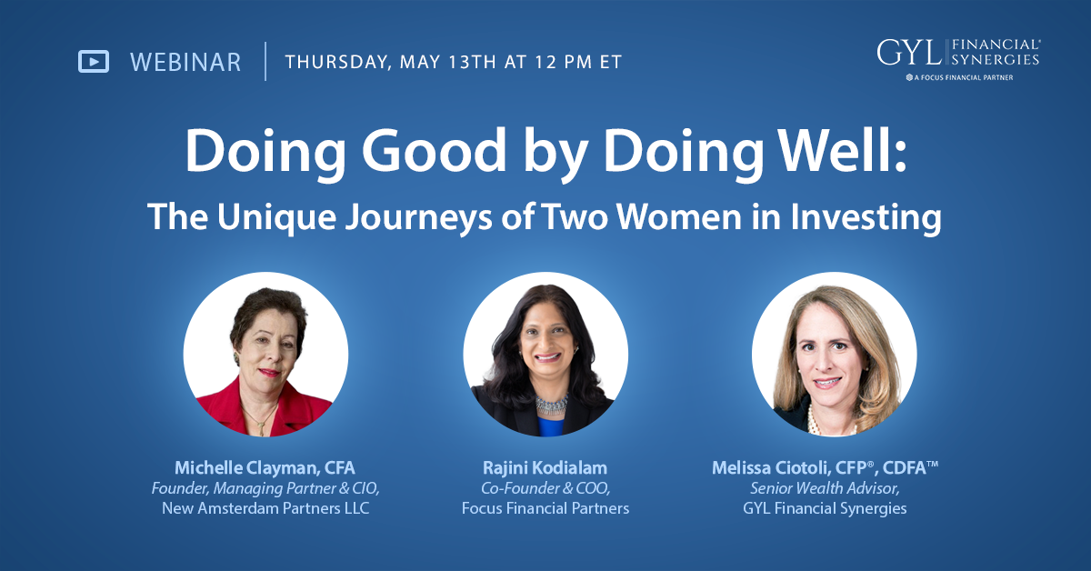 Doing Good by Doing Well: The Unique Journeys of Two Women in Investing Webinar